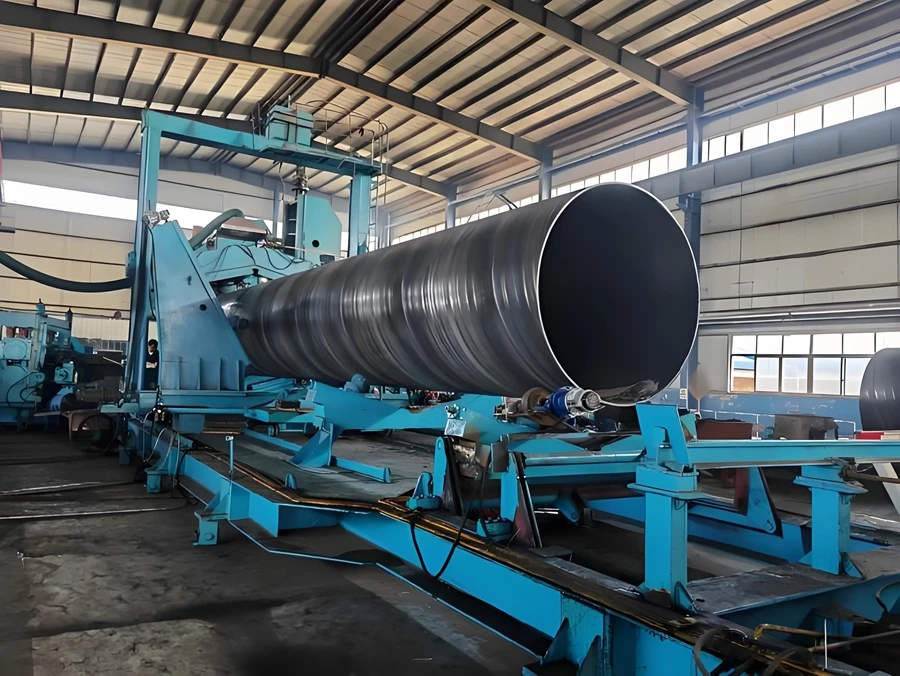 Spiral steel pipe