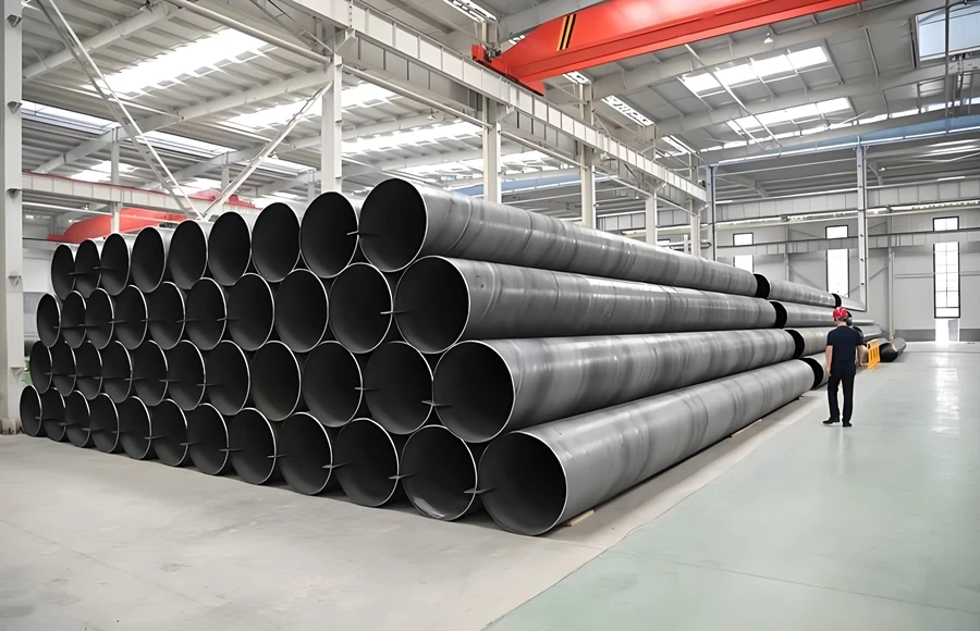 Spiral steel pipe