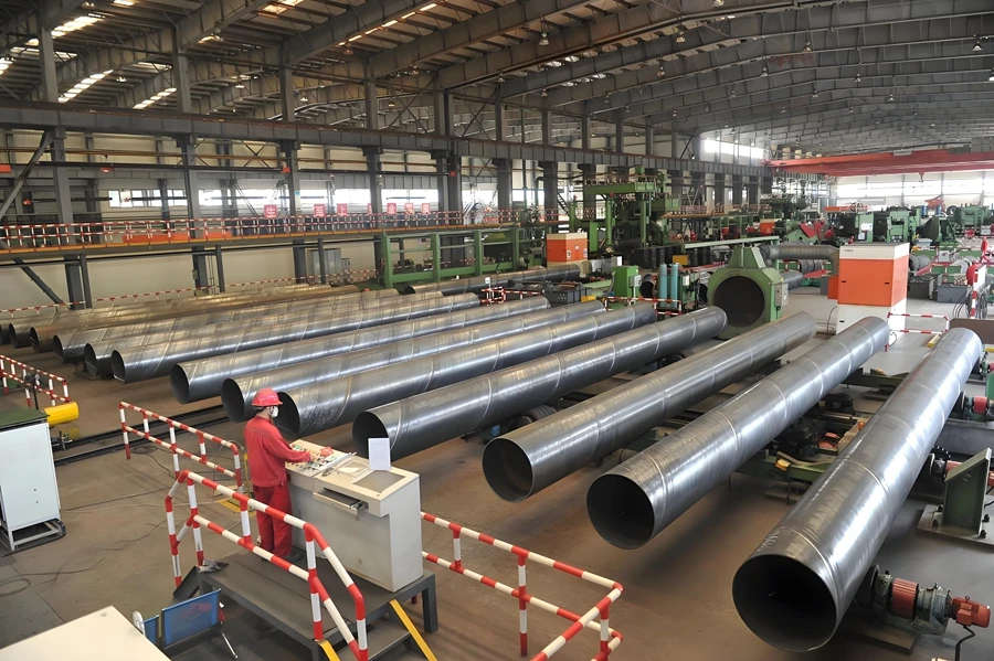 Spiral steel pipe