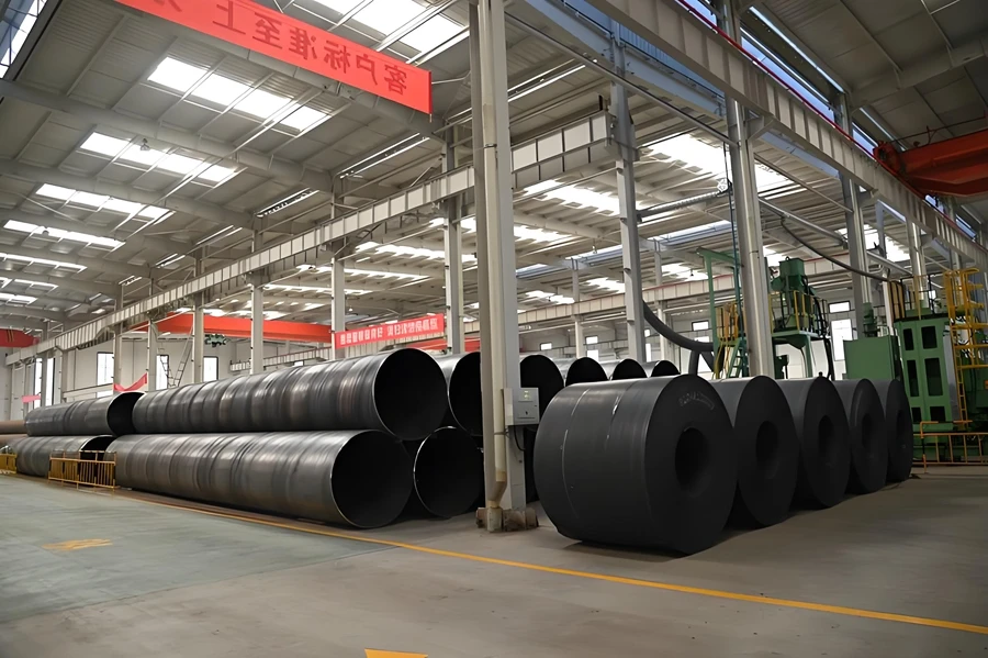 Spiral steel pipe