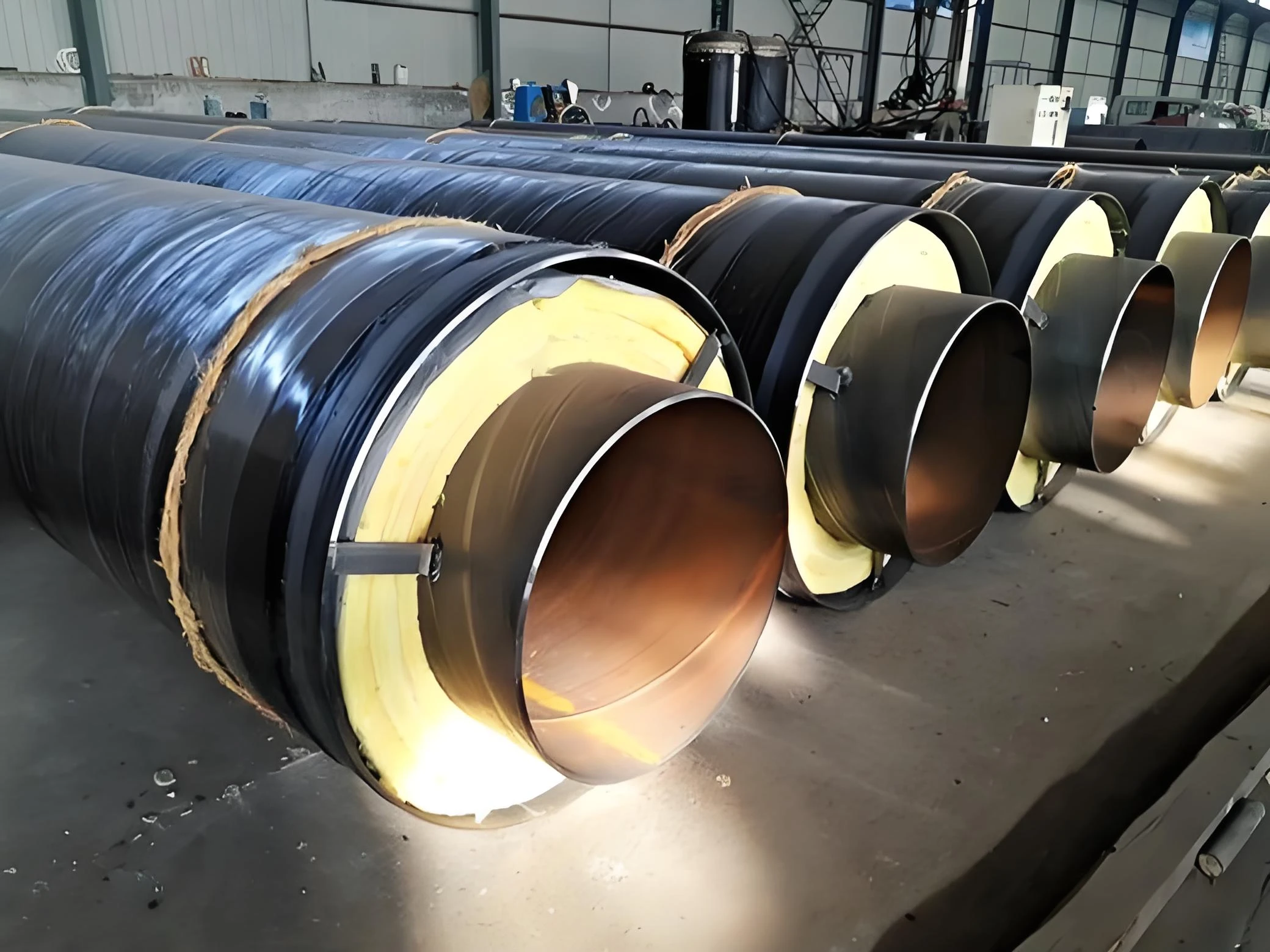 Steel Jacketed Insulated Pipe