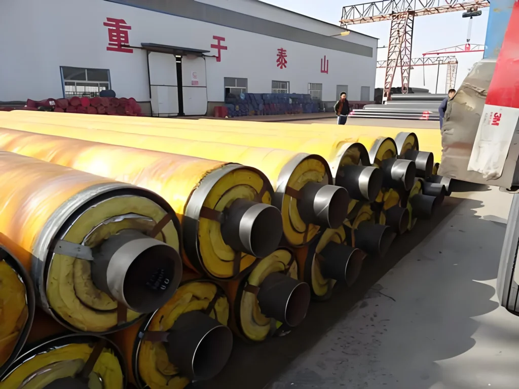 Steel Jacketed Insulated Pipe